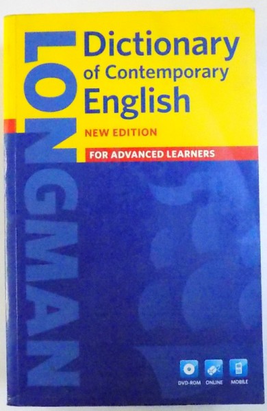 LONGMAN DICTIONARY OF CONTEMPORAY ENGLISH  - FOR ADVANCED LEARNERS , WITH DVD  - ROM , 2009