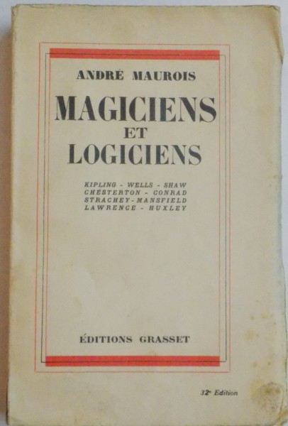 MAGICIENS ET LOGICIENS par ANDRE MAUROIS , 1936