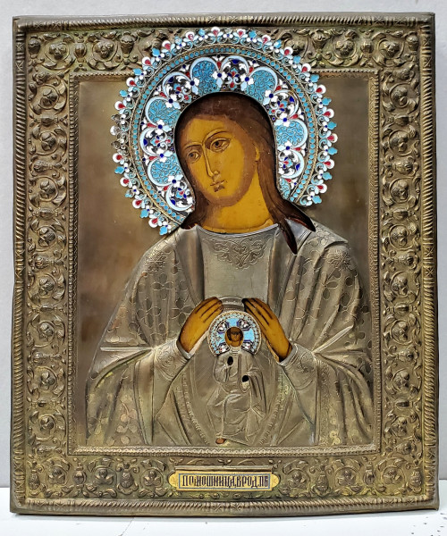 Maica Domnului 'Ajutatoare la Nastere', Icoana Ruseasca, Secol XIX