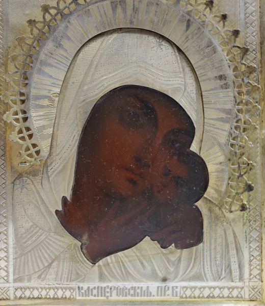 Maica Domnului cu Pruncul, Kasperovskaia, Icoana Scoala Rusa, Secol XIX