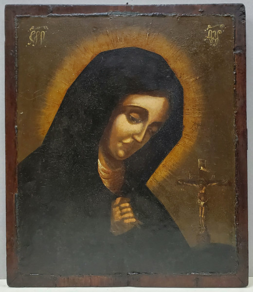 Maica Domnului Indurerata, Icoana Scoala Rusa, Secol XIX