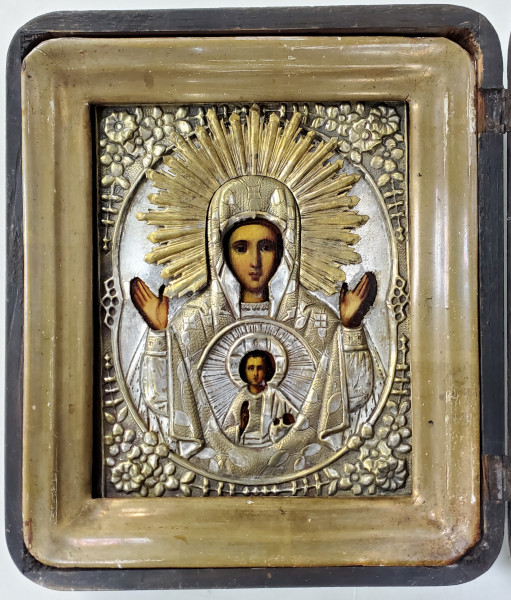 Maica Domnului Oranta, Icoana cu Ferecatura, cca 1900