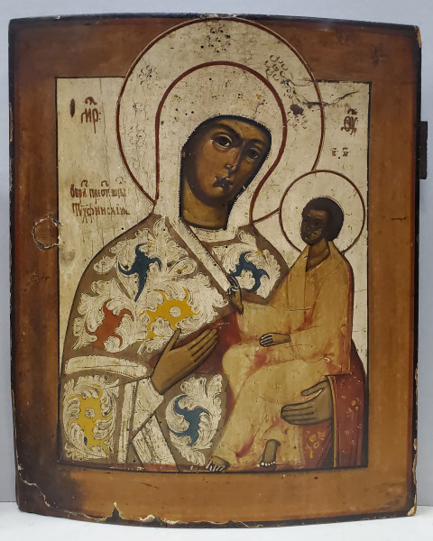 Maica Domnului, Vladimirskaya, Icoana Ruseasca, Secol XIX