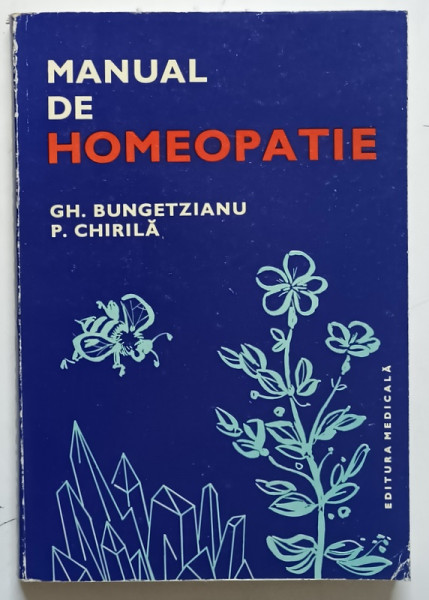 MANUAL DE HOMEOPATIE-GH. BUNGETZIANU,S. CHIRILA  1983