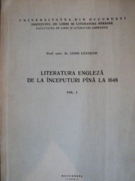 MANUAL DE LITERATURA ENGLEZA SI AMERICANA de BANTAS , CLONTEA , BRINZEU