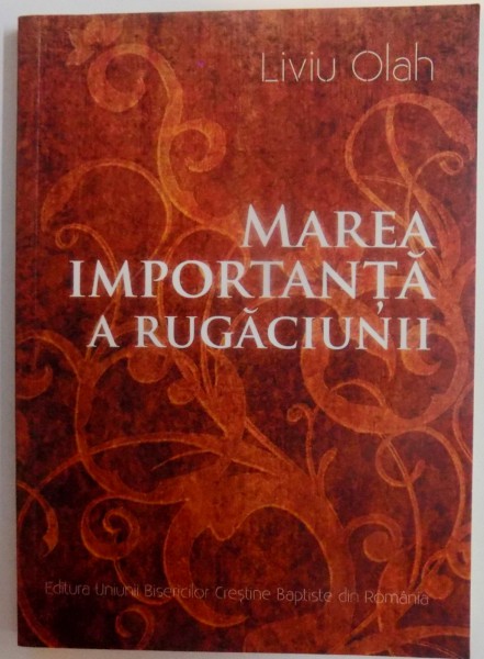 MAREA IMPORTANTA A RUGACIUNII de LIVIU OLAH , 2011 * PREZINTA HALOURI DE APA