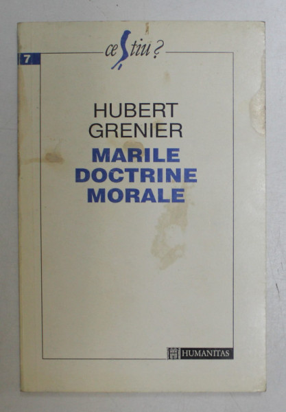 MARILE DOCTRINE MORALE de HUBERT GRENIER , 1995