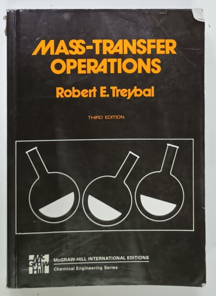 MASS - TRANSFER OPERATIONS by ROBERT E.TREYBAL , 1980