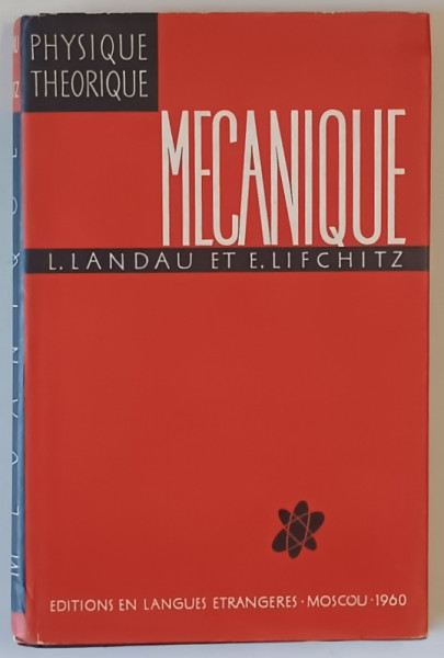 MECANIQUE par L. LANDAU et E. LIFCHITZ , 1960 *MICI DEFECTE