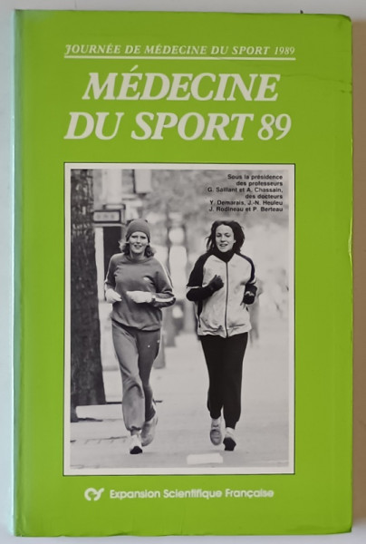 MEDECINE DU SPORT 89 , JOURNEE DE MEDECINE DU SPORT , 23 SEPTEMBRE 1989