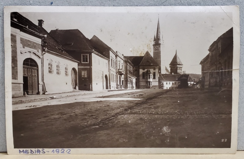 MEDIAS , STRADA HONTERUS , CARTE POSTALA , 1922