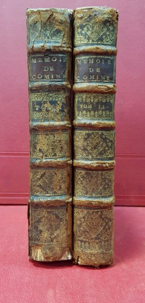 MEMOIRES DE MESSIRE PHILIPPE DE COMINES, 2 VOLUME - BRUSSELLE 1714