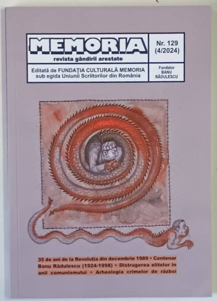 MEMORIA , REVISTA GANDIRII ARESTATE , NUMARUL 129 , 2024