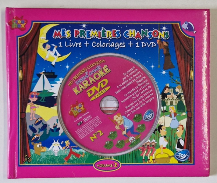 MES PREMIERES CHANSONS , 1 LIVRE  + COLORIAGES + 1 DVD , VOLUME 2 , 2007