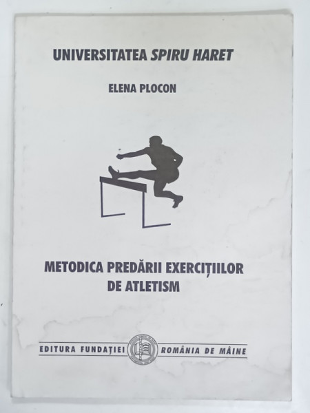 METODICA PREDARII EXERCITIILOR DE ATLETISM de ELENA PLOCON , 2002, PREZINTA  HALOURI DE APA *