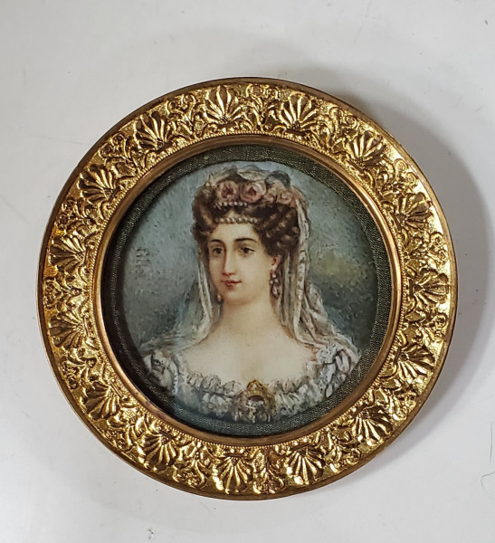 Miniatura pictata pe fildes, Semnata Fillet