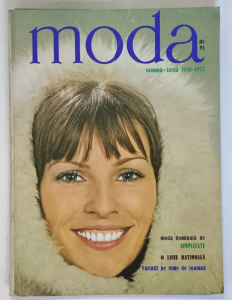 MODA , TOAMNA - IARNA , NUMARUL 91 , 1976 - 1977