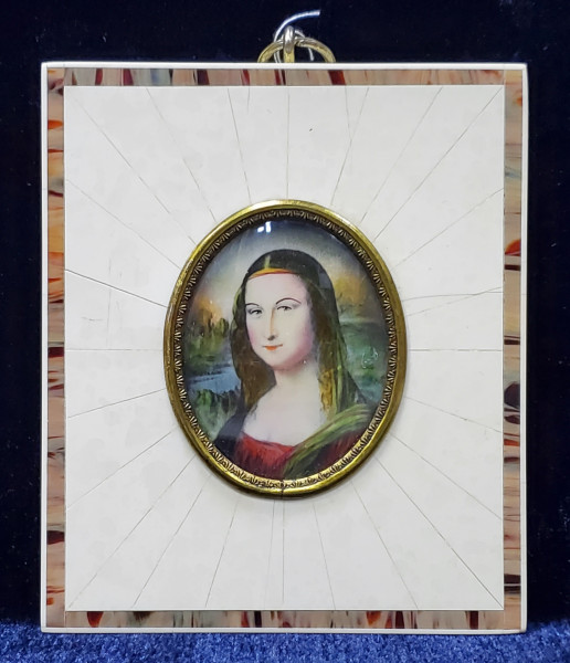 MONALISA - MINIATURA PICTATA PE FILDES