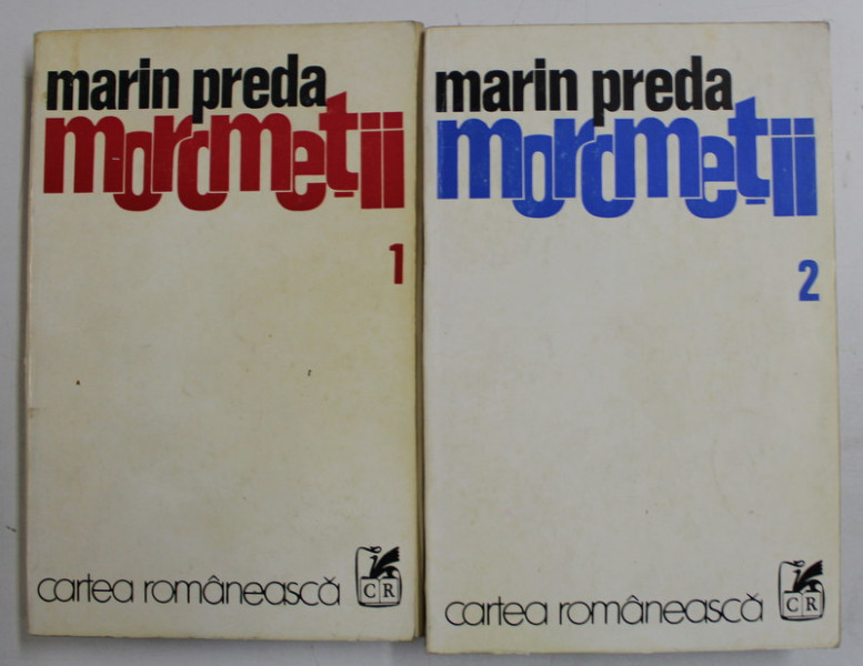 MOROMETII de MARIN PREDA , VOL I-II , EDITIA A IV-A REVAZUTA SI ADAUGITA , 1974