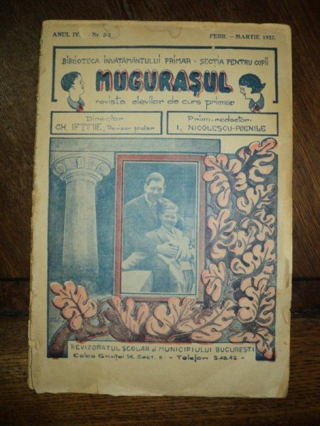 ''MUGURASUL'', ANUL IV, NR. 4, APRILIE 1937