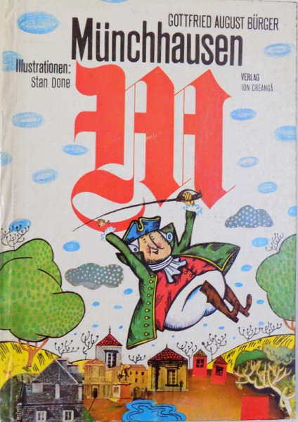 MUNCHAUSEN von GOTTFRIED AUGUST BURGER , illustrationen von DONE STAN , 1980 * COTOR UZAT