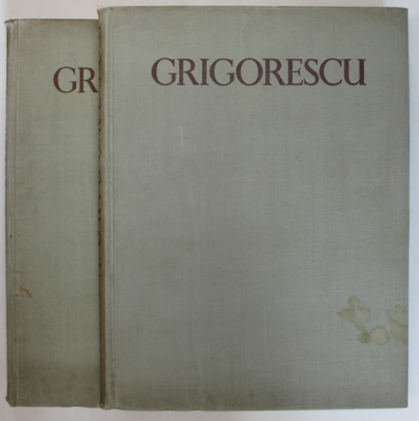 N. GRIGORESCU de G. OPRESCU, 2 VOLUME  1961