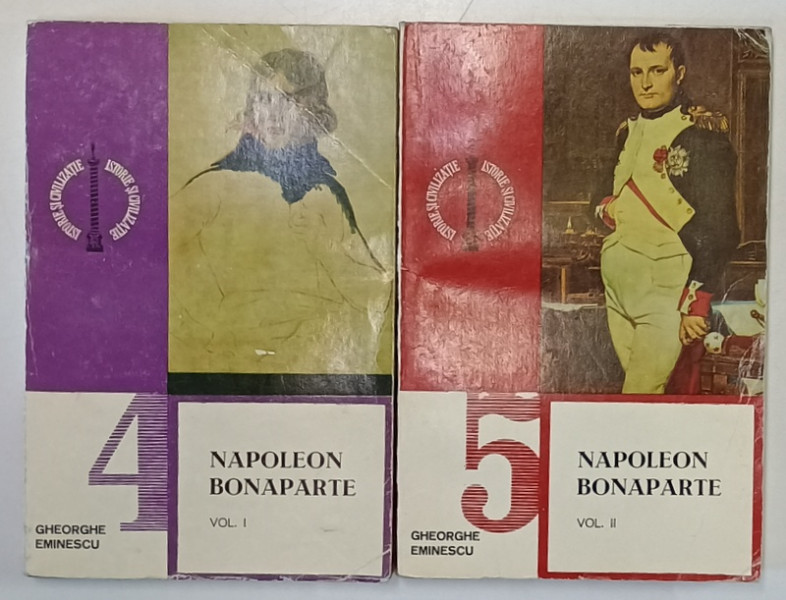 NAPOLEON BONAPARTE-GHEORGHE EMINESCU  2 VOL  1973