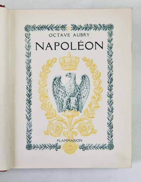 NAPOLEON par OCTAVE AUBRY , 1936