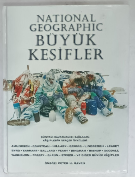 NATIONAL GEOGRAPHIC  BUYUK KESIFLER  (MARILE DESCOPERIRI GEOGRAFICE  ) , ALBUM ILUSTRAT CU TEXT IN LIMBA TURCA , 2000