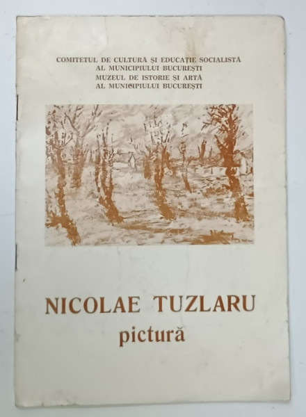 NICOLAE TUZLARU , PICTURA , CATALOG DE EXPOZITIE , 1988