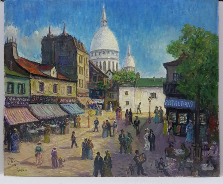 Nicolcea Spineni -   Place du Tertre, Paris