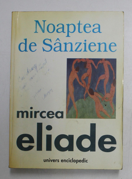 NOAPTEA DE SANZIENE de MIRCEA ELIADE , 1988