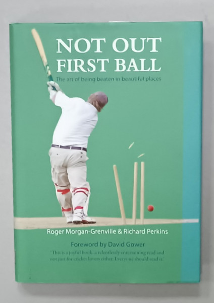 NOT OUT FIRST BALL , THE ART OF BEING BEATEN IN BEAUTIFUL PLACES by ROGER MORGAN - GRENVILLE and RICHARD PERKINS , 2011