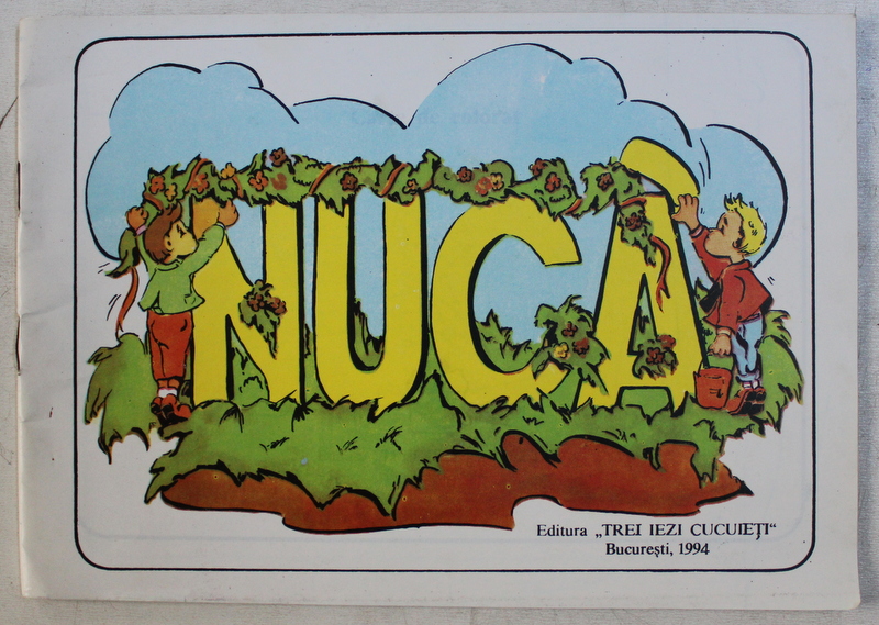 NUCA - CARTE DE COLORAT , desen si text ADRIAN ANDRIES , 1994