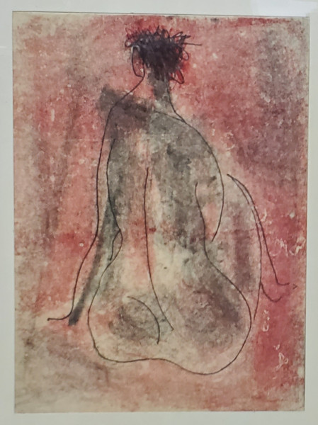 Nud cu spatele - Nesemnat