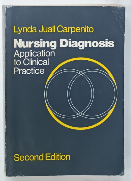 NURSING DIAGNOSIS  , APPLICATION  TO CLINICAL PRACTICE by LYNDA JUALL CARPENITO , 1987