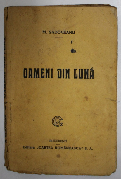 OAMENI DIN LUNA de MIHAIL SADOVEANU