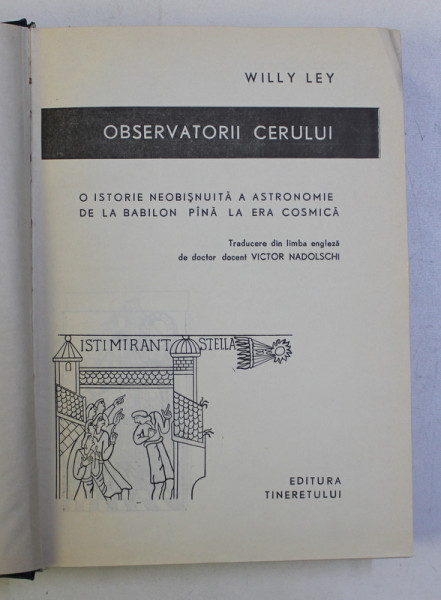 OBSERVATORII CERULUI de WILLY LEY , 1963