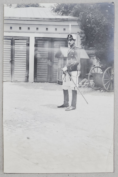 OFITER ROMAN DE CAVALERIE , IN TINUTA DE GALA , FOTOGRAFIE , 1913