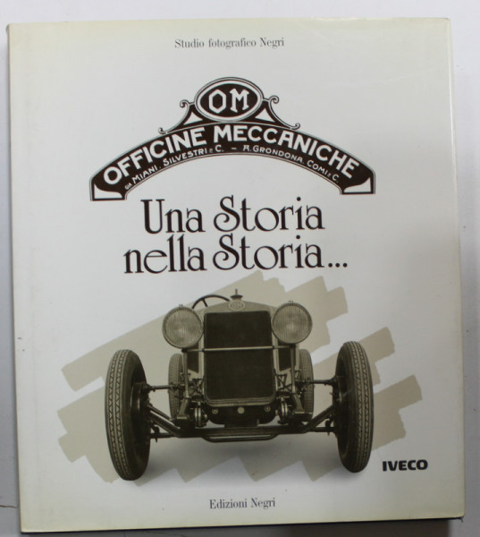OM , UNA STORIA NELLA STORIA ...OM , A STORY WITHIN A STORY , ALBUM CU TEXT IN ITALIANA SI ENGLEZA , 1991