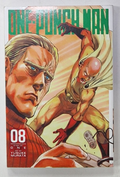 ONE - PUNCH MAN , VOLUME 8 , story by ONE , art by YUSUKE MURATA , 2021, BENZI DESENATE *