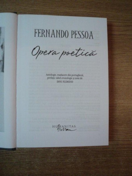 OPERA POETICA de FERNANDO PESSOA, 2012