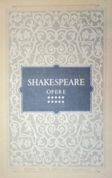 OPERE 10-SHAKESPEARE  1962