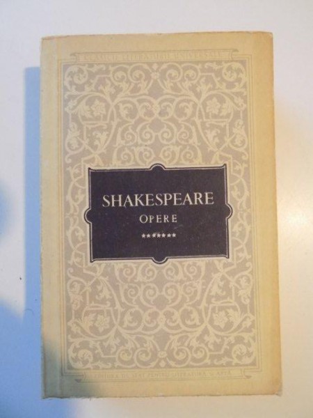 OPERE 7-SHAKESPEARE  1959