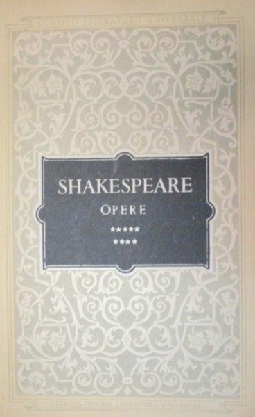 OPERE 9-SHAKESPEARE 1961