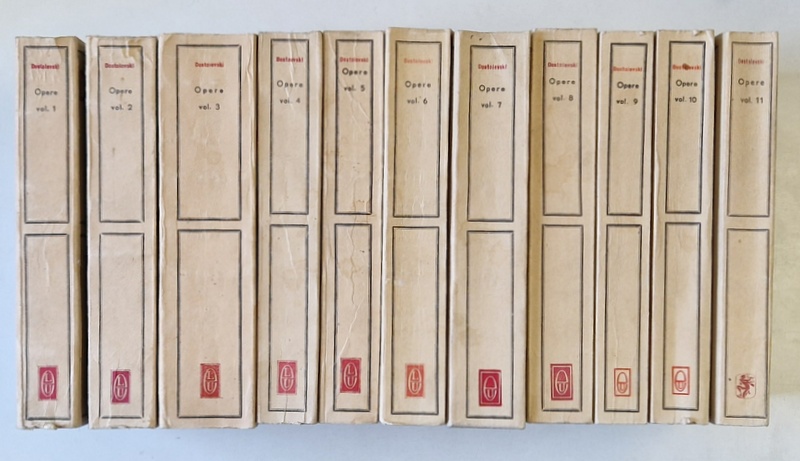 OPERE COMPLETE de DOSTOIEVSKI ,11 VOLUME * EDITIE BROSATA