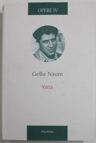 OPERE IV , VARIA  de GELLU NAUM , 2020