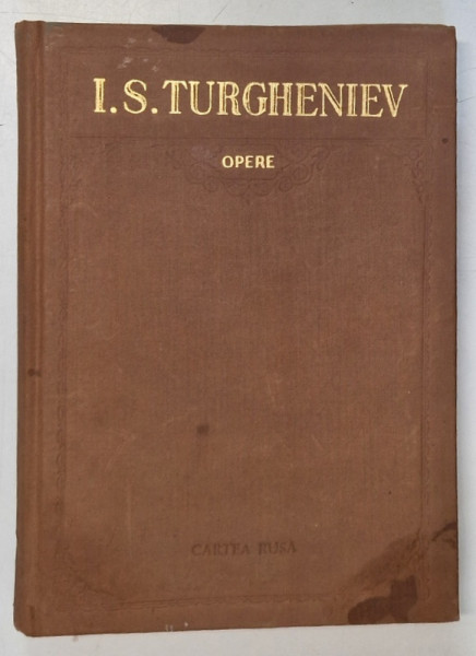 OPERE. VOL VI de I.S. TURGHENIEV , 1956