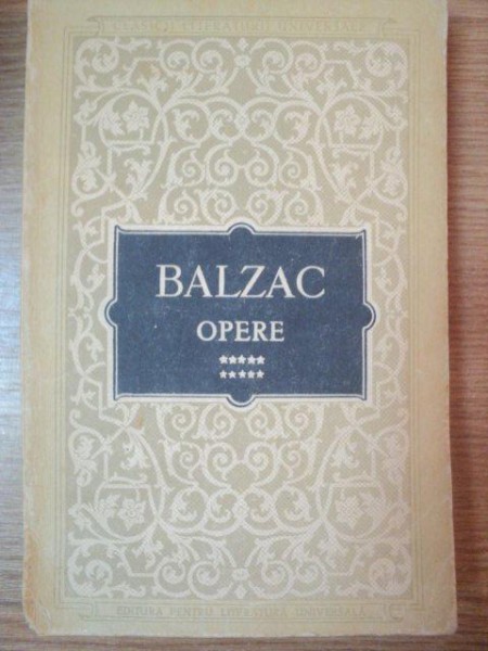 OPERE VOL X de HONORE DE BALZAC , 1963