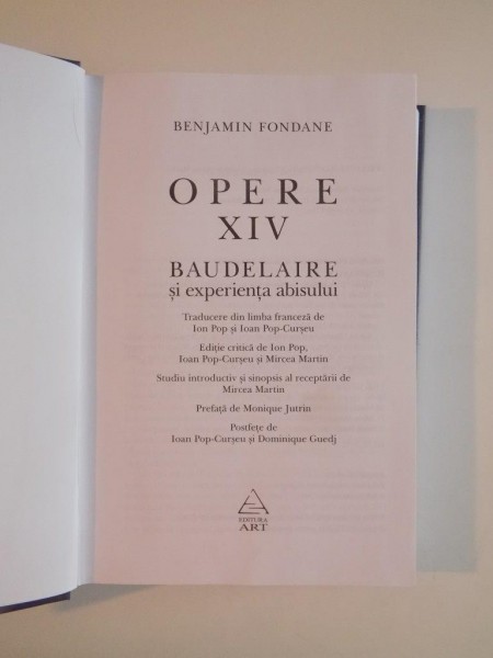 dissertation baudelaire fondane